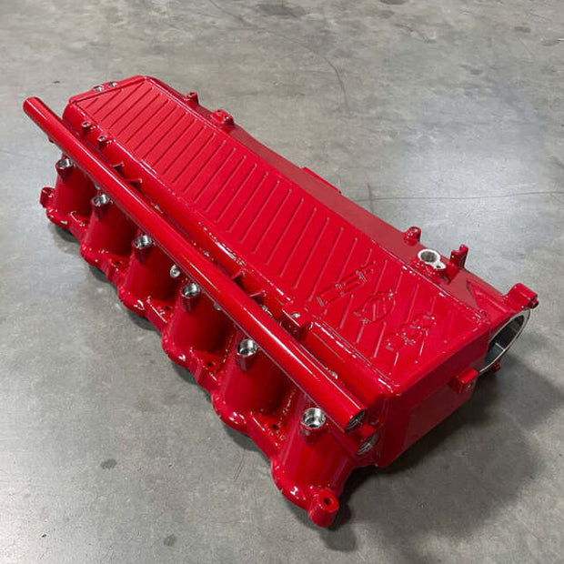 CSF Toyota A90/A91 Supra/ BMW G-Series B58 Charge-Air Cooler Manifold - Renaissance Red