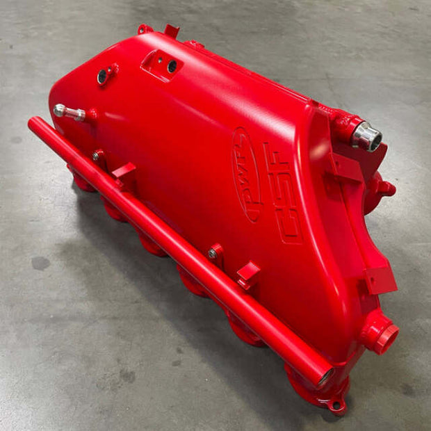 CSF BMW M2/M3/M4 S58 (G8X) Charge-Air Cooler Manifold - Stoplight Red