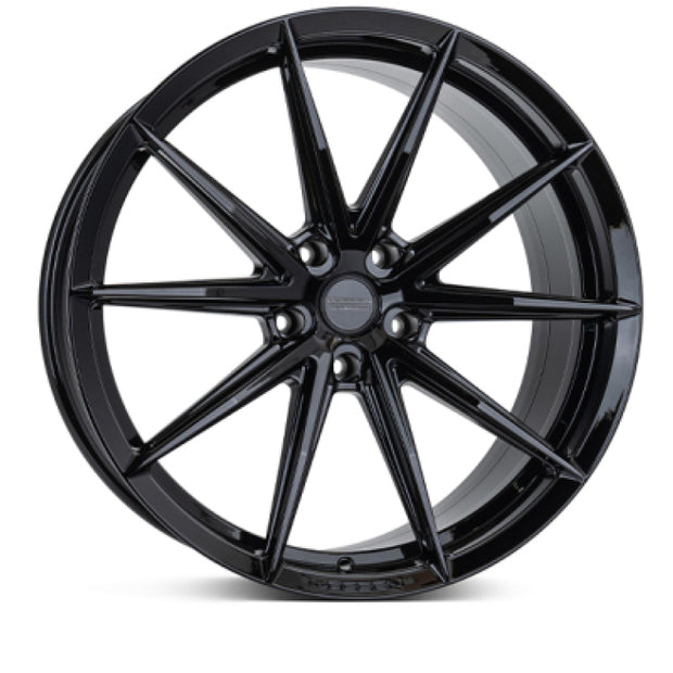 Vossen HFX-2 - 20x10 - ET28 - 5x120.65 - 70.3 - DEEP - GB - GLOSS BLACK
