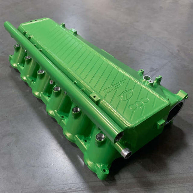 CSF Toyota A90/A91 Supra/ BMW G-Series B58 Charge-Air Cooler Manifold - Lime Juice Green